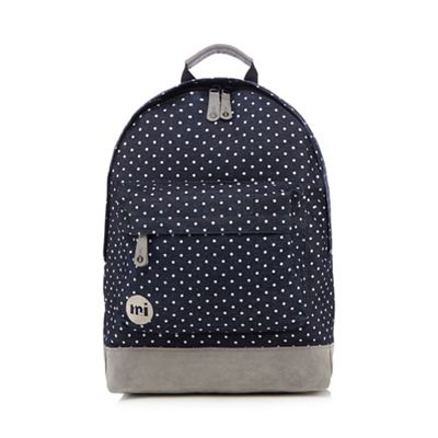 Blue denim spot print 'Classic' backpack